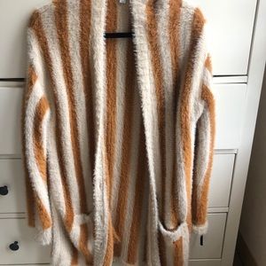 Amuse Society Striped Cardigan